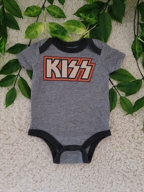 Baby Boy KISS Onesie (0-3 Months)